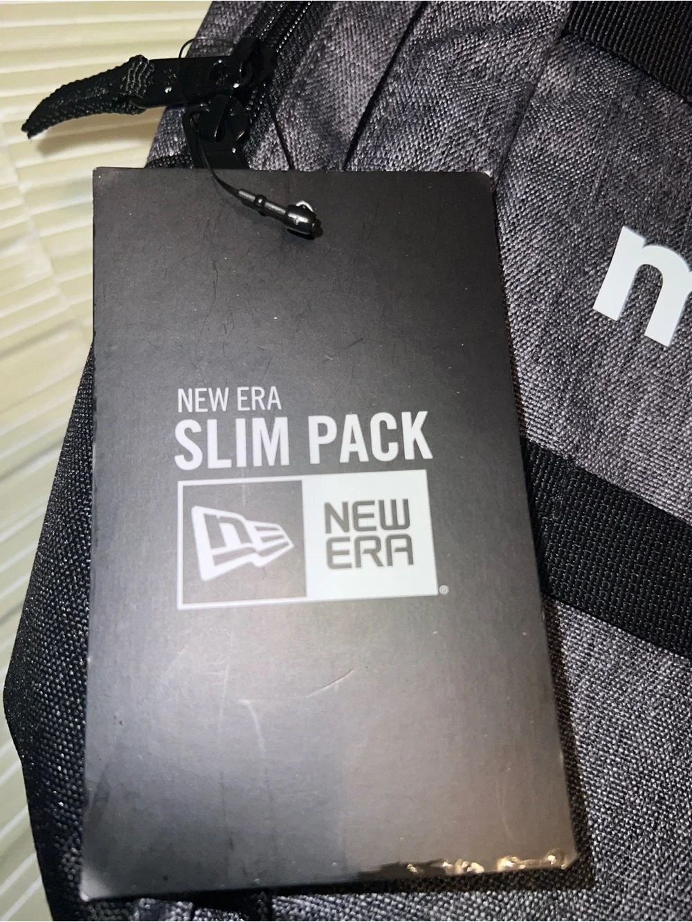 New Era Grey and Black 'martin.' Backpack